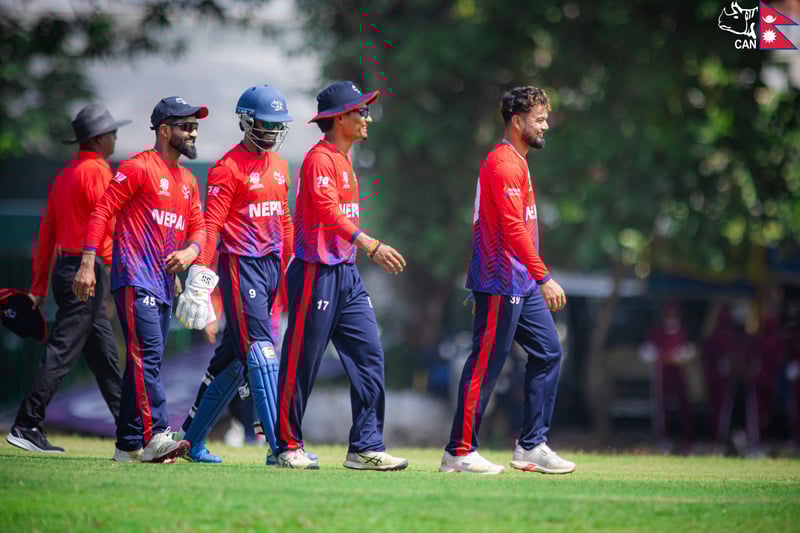 विश्वकप तयारी: तेस्रो खेलमा श्रीलंका ‘ए’ माथि नेपालको जित, बलिङमा शेरको बलियो प्रदर्शन