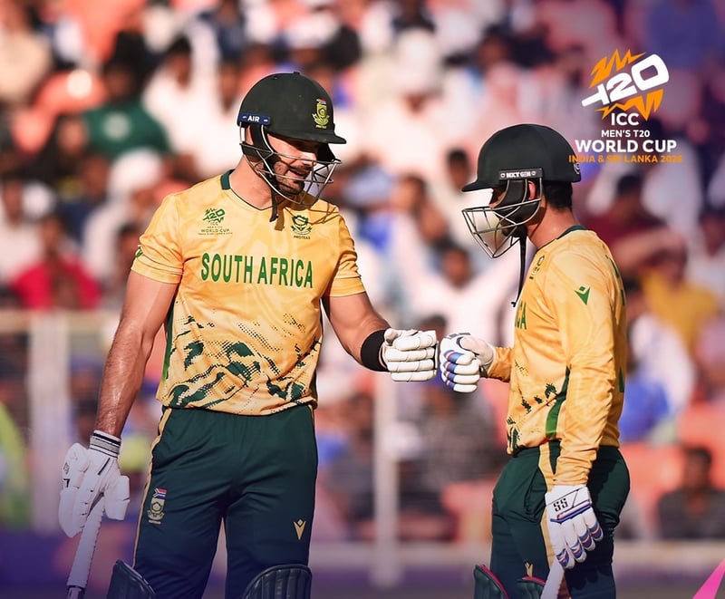 टी-२० विश्वकप: वेस्ट इण्डिजमाथि दक्षिण अफ्रिकाको प्रभावशाली जित, भारतलाई फाइदा!