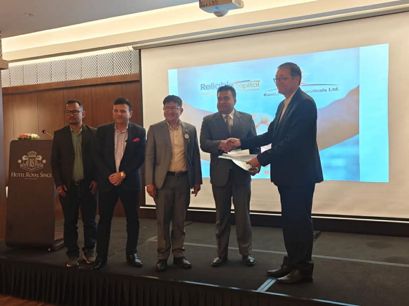कस्तुरी फर्मास्युटिकल्सले १६ करोडको आइपीओ जारी गर्ने, बिक्री प्रबन्धकमा रिलायबल क्यापिटल