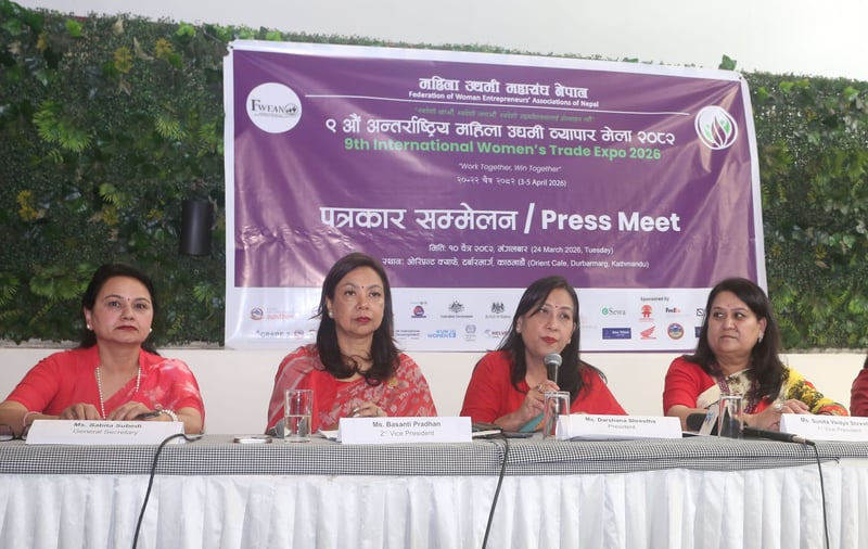 महिला उद्यमी व्यापार मेलाको नवौं संस्करण चैत २० देखि, १४० स्टलमा मौलिक उत्पादन राखिने