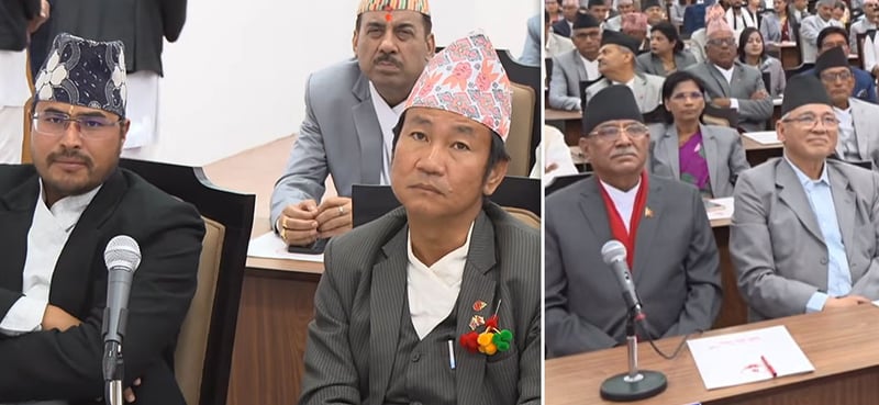 पल्लो कुनामा ज्ञानेन्द्रसँग हर्क, यता बादल–प्रचण्ड