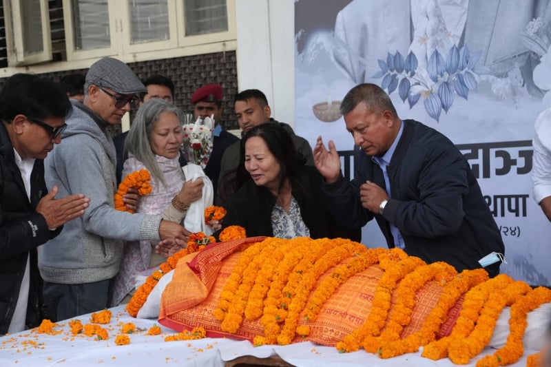 चलचित्र विकास बोर्डमा अभिनेता सुनिल थापाको अन्तिम बिदाइ