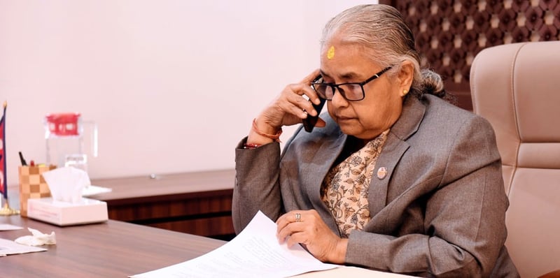 सिंहदरबारबाट विदा लिएकी प्रधानमन्त्री कार्कीले बालुवाटारबाट निजी सामान सार्न थालिन्