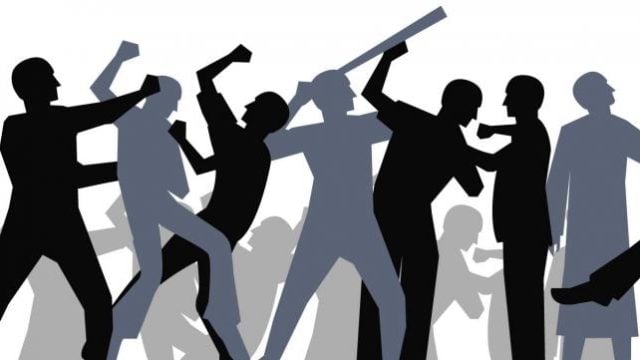 Clash breaks out between Nepali Congress and RSP party workers in Sunsari-4