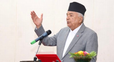President Paudel presses for political stability for prosperity and social justice