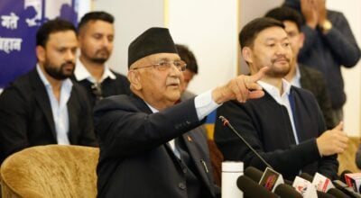 KP Sharma Oli congratulates Balendra Shah on appointment as Prime Minister