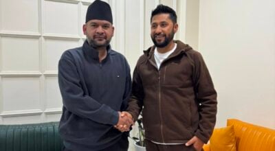 Lamichhane, Balen hold talks on govt formation; ministerial names under discussion