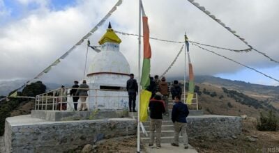 Construction of Buddhist Stupa completed in Bhojpur’s Panchdhare