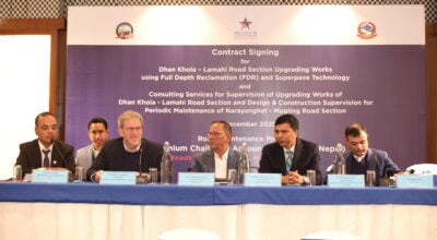 MCA-Nepal signs two contracts for road maintenance project