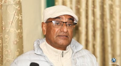 Former Home Minister Ramesh Lekhak arrested