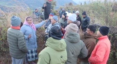 Prachanda visits former Maoist conflict sites, begins door-to-door campaign in Rukum East