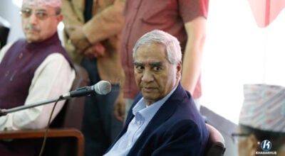 Sher Bahadur Deuba says social media reports of cash at his home during Gen-Z protests were likely AI-generated