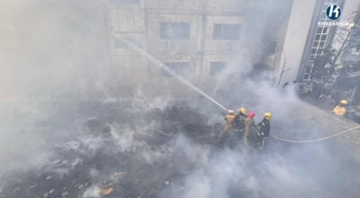 Fire breaks out at timber depot in Gairigaun, Kathmandu