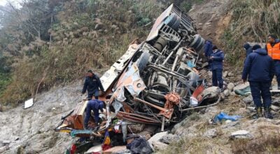 22 injured passengers from Dhading bus crash brought to Kathmandu for treatment