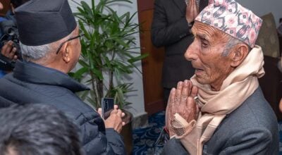 UML Chairman KP Oli’s father passes away at 97