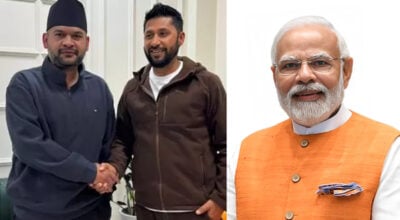 Indian PM Modi congratulates Rabi Lamichhane and Balen Shah on RSP victory