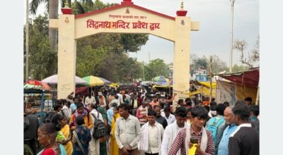 Indian pilgrims throng Mahendranagar during Purnagiri fair