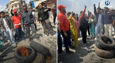 UML supporters take to streets after Oli’s arrest