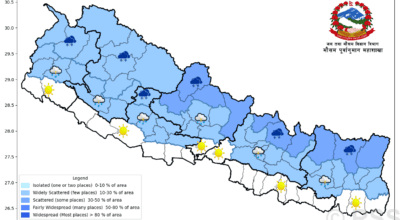 Clouds, thunderstorms expected in hilly and mountainous regions