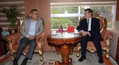 Chinese ambassador thanks Nepal government for successfully holding elections