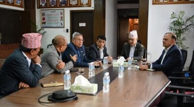 Finance Minister Khanal holds talks with private sector leaders on economic reforms