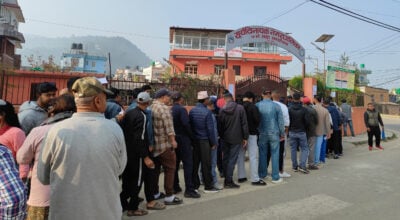Peaceful voting underway in both constituencies of Bhaktapur