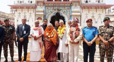 PM Sushila Karki visits Janaki Mandir in Janakpurdham