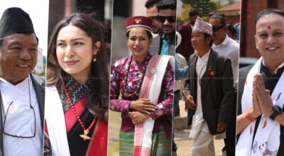 Newly elected MPs reach Singha Durbar to take oath of office