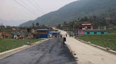Darbang–Muna–Dhorpatan road: Blacktopping begins in Takam