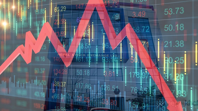 NEPSE ends lower despite rise in trading turnover