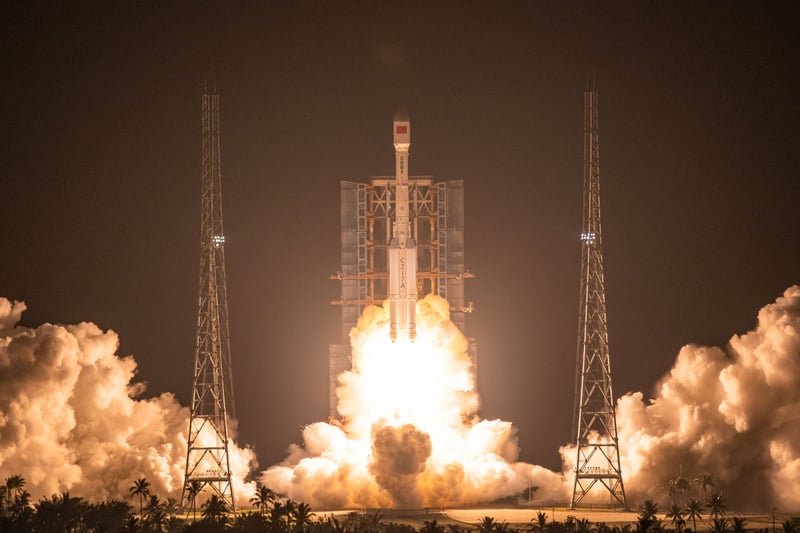 China launches two new satellites into space
