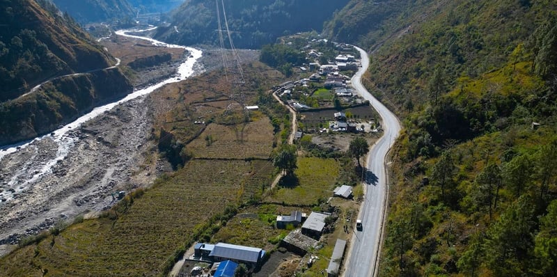 Tatopani- Ghansa section of Kaligandaki Corridor Highway upgraded