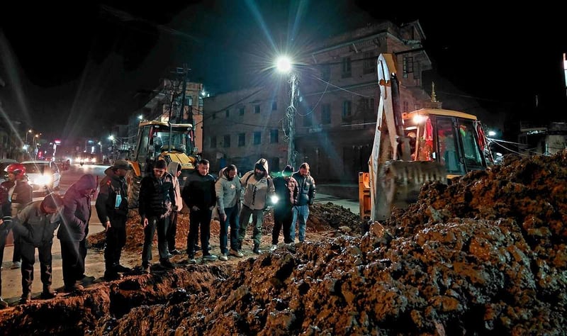 Sundhara drainage blocked for past 25 years reopens