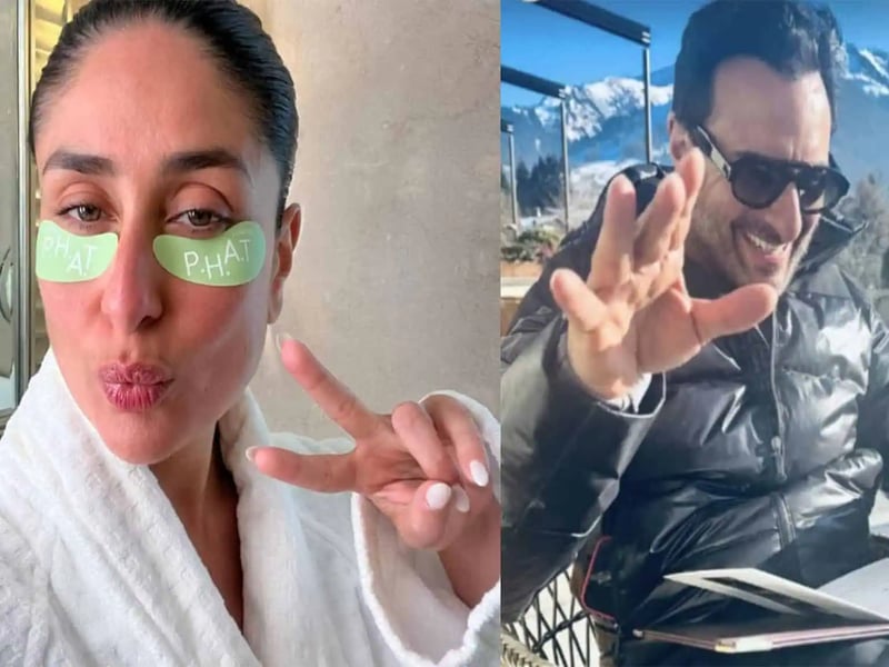 Kareena Kapoor gives fans peek into family getaway, says she “finally got Saif to pose”