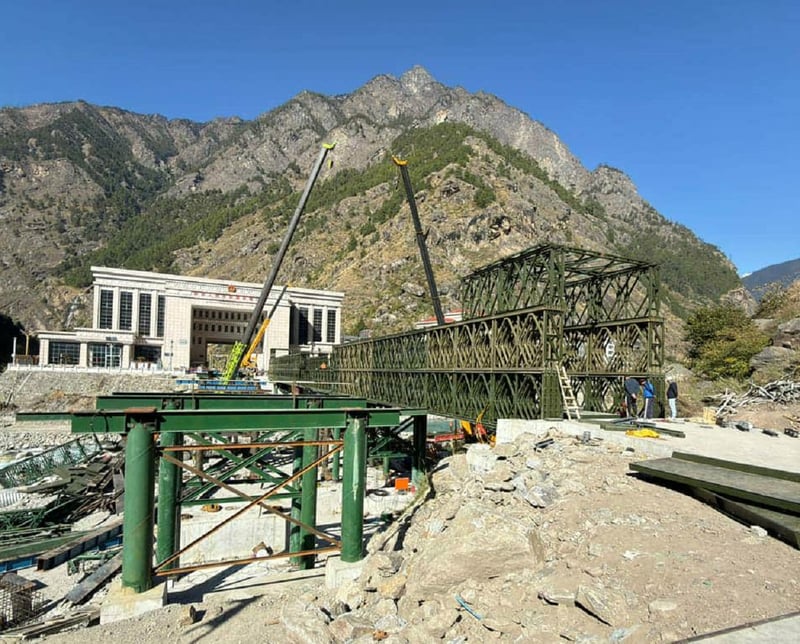 Vehicular movement through Friendship Bridge resumed in Rasuwa