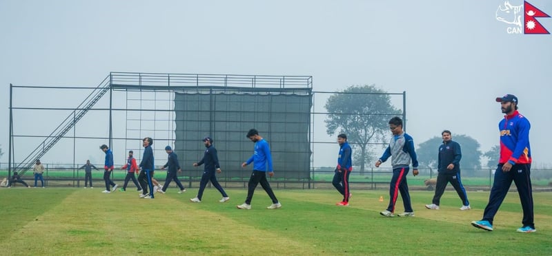 Nepali cricket team to travel to host countries for World Cup preparations