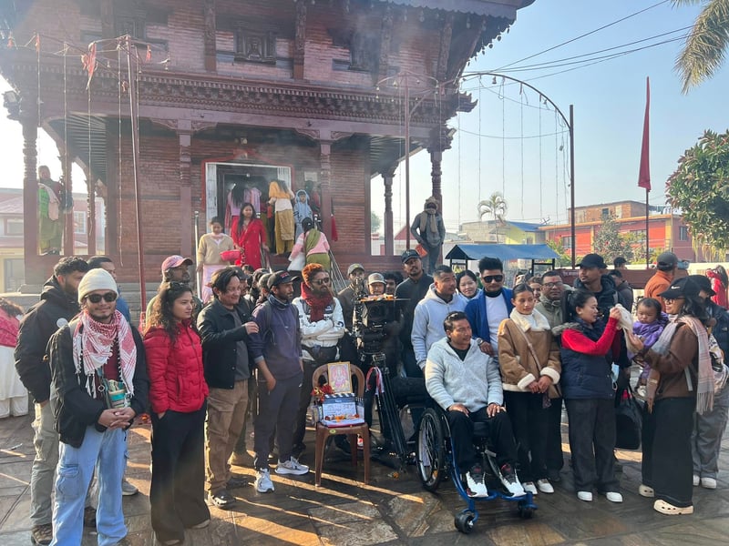 Dayahang Rai, Saugat Malla’s Mitjyu begins filming in Dang and Rolpa