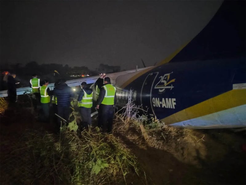 Buddha Air flight skids off runway during landing at Nepal’s Bhadrapur airport