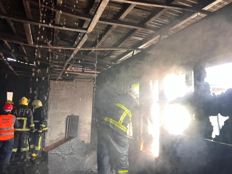 Fire breaks out at Woodland Hotel