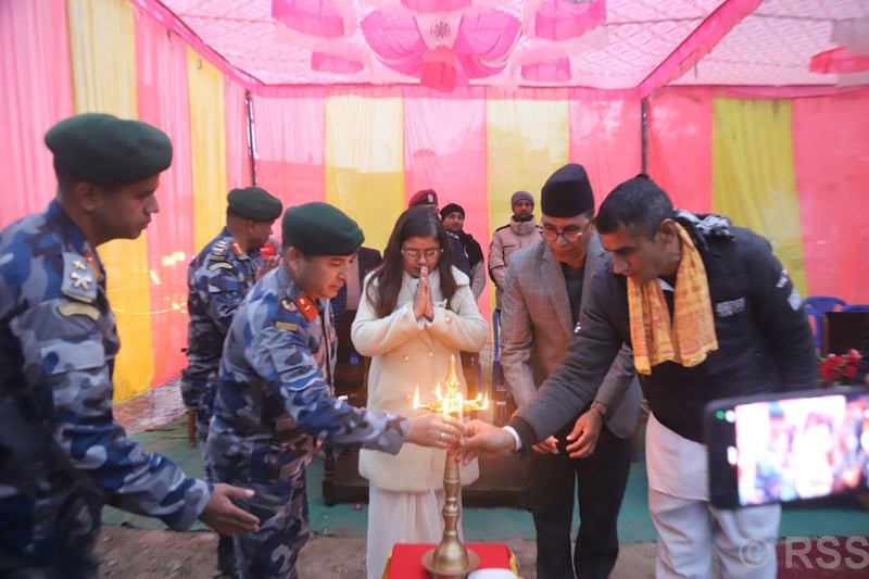 25th Armed Police Force Nepal Day: ‘East-West Flag March’ started from Gaddachauki