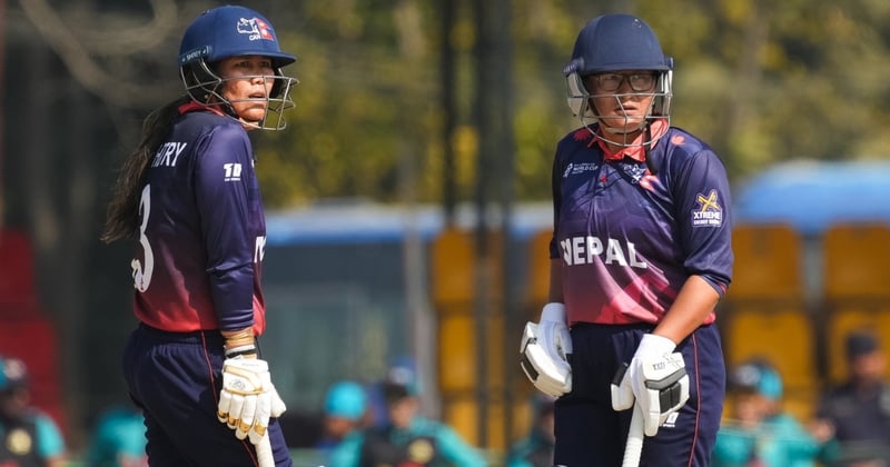 Nepal falls short by 2 runs against Netherlands