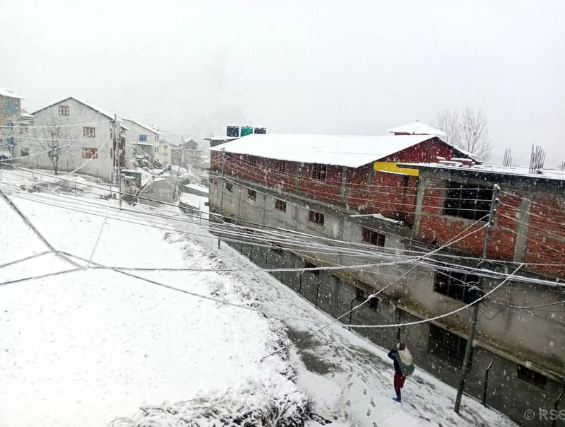 Jumla temperature drops to minus 0.71 degree Celsius, affects life