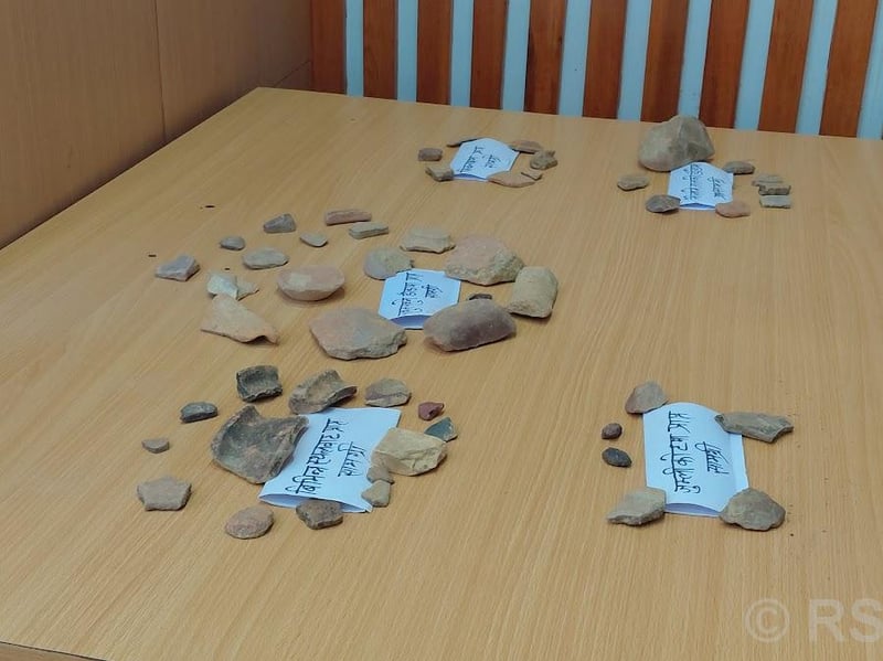 Study on human civilization at Tui valley in Dang finds fragments of prehistoric tools