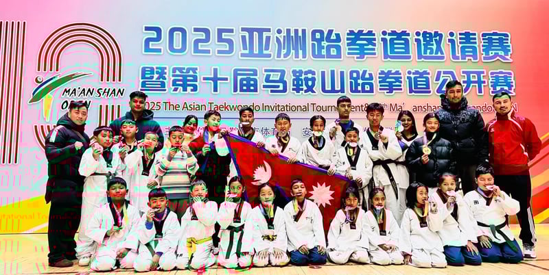 Nepali players win 26 medals in Asian Taekwondo Invitational Championship