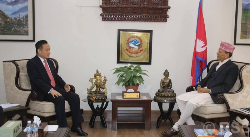 Chinese, Maldivian envoys call on Foreign Minister Sharma