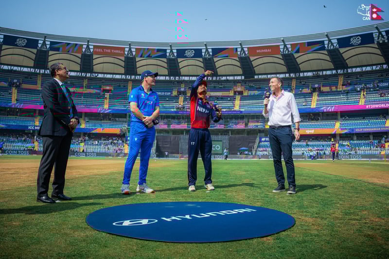 Italy wins toss, opts to bowl as Nepal takes on Italy in crucial T20 World Cup match