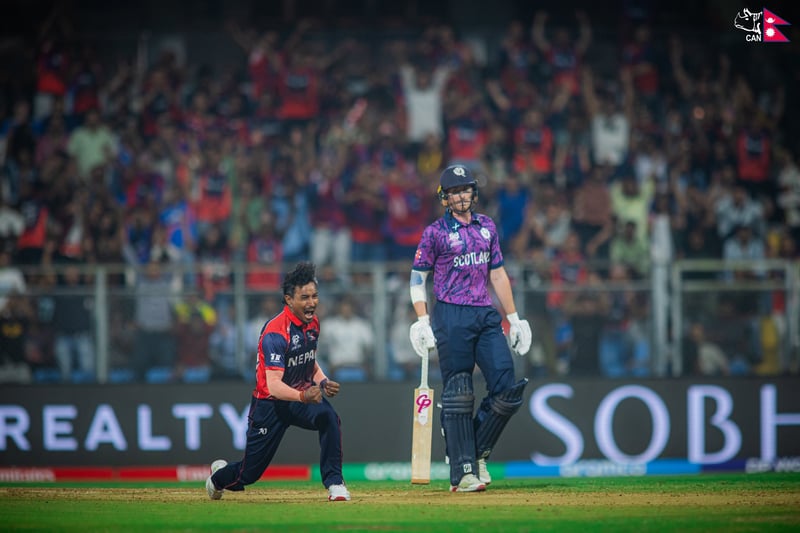 T20 World Cup: Nepal restricts Scotland to 170 for 7