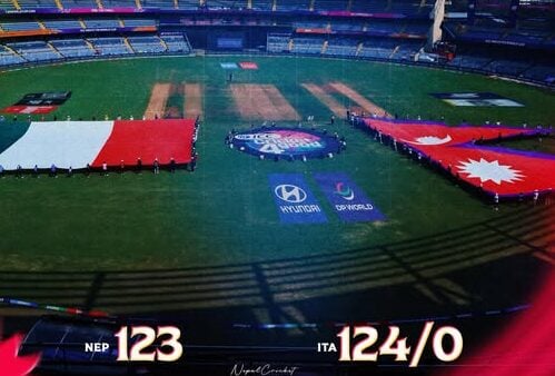 Italy crushes Nepal by 10 wickets in T20 World Cup