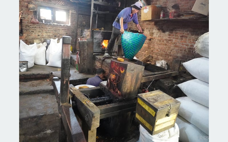 300-year-old wooden oil pressing mill keeping alive Khokana’s legacy