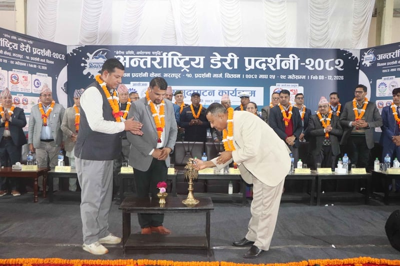Int’l Dairy Expo kicks off in Chitwan